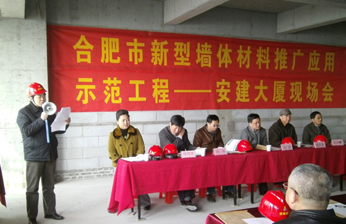合肥市召開(kāi)新型墻體材料推廣應(yīng)用大會(huì)